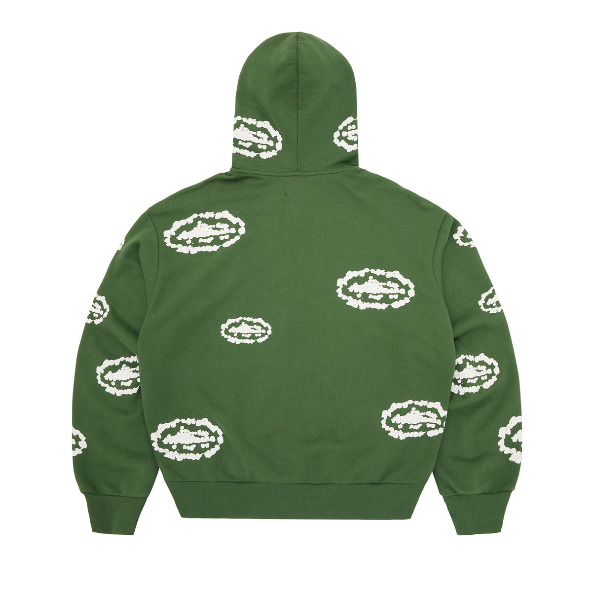 ISLAND WREATH ZIP HOODIE [GREEN]