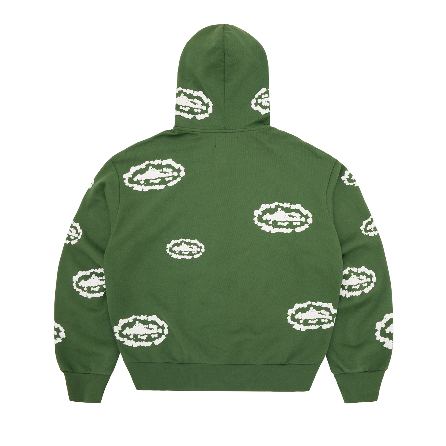 ISLAND WREATH ZIP HOODIE [GREEN]