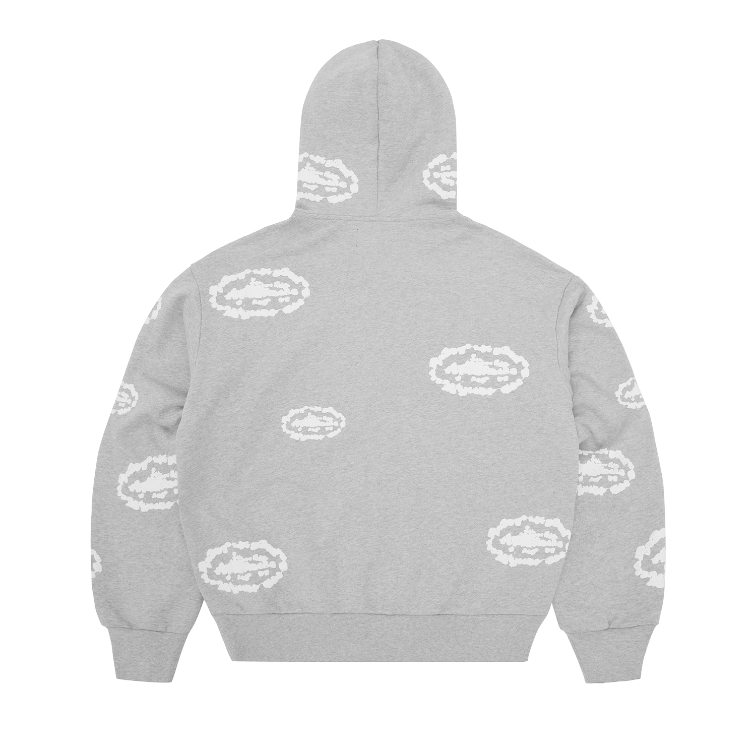 ISLAND WREATH ZIP HOODIE [HEATHER GREY]
