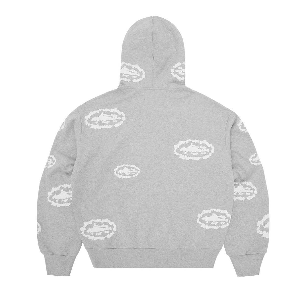 ISLAND WREATH ZIP HOODIE [HEATHER GREY]