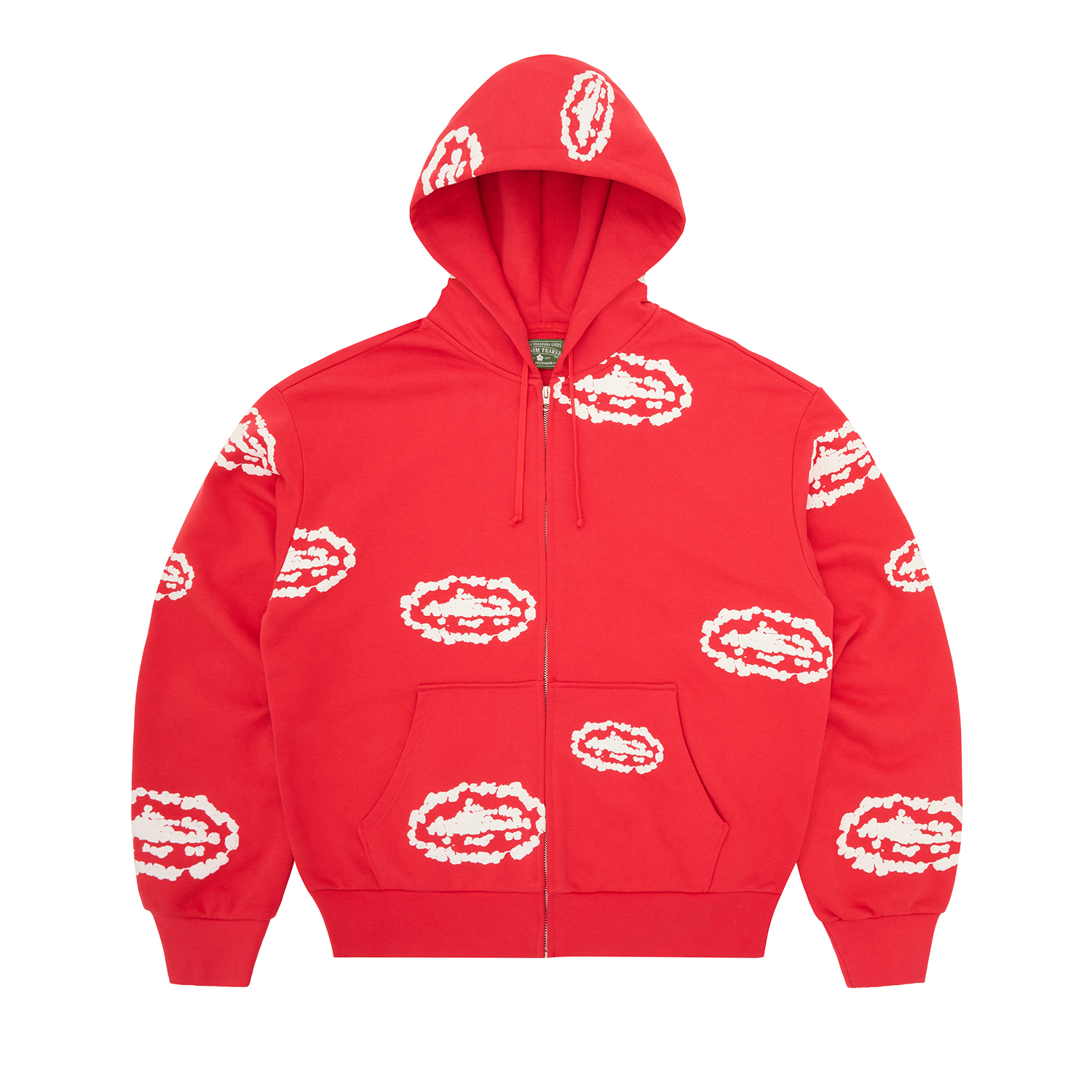 ISLAND WREATH ZIP HOODIE [RED]