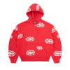 ISLAND WREATH ZIP HOODIE [RED]