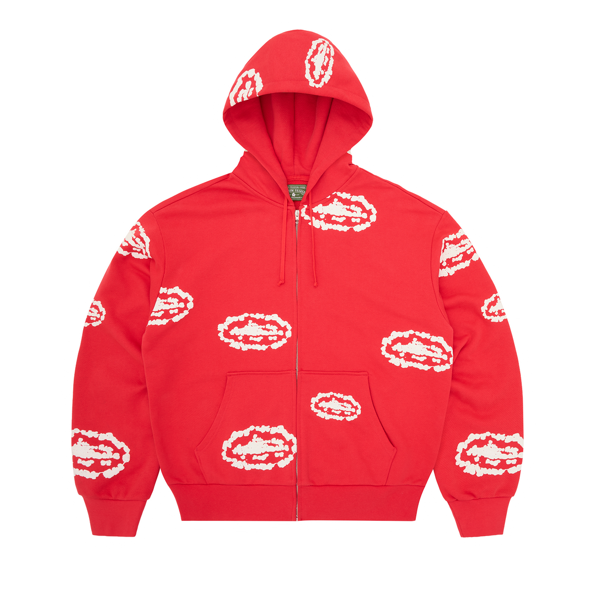 ISLAND WREATH ZIP HOODIE [RED]