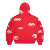 ISLAND WREATH ZIP HOODIE [RED]