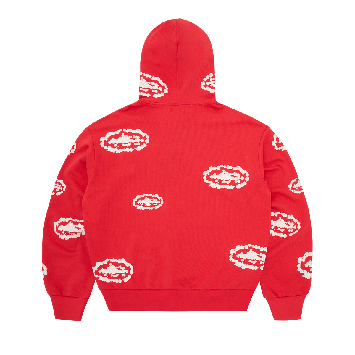ISLAND WREATH ZIP HOODIE [RED]