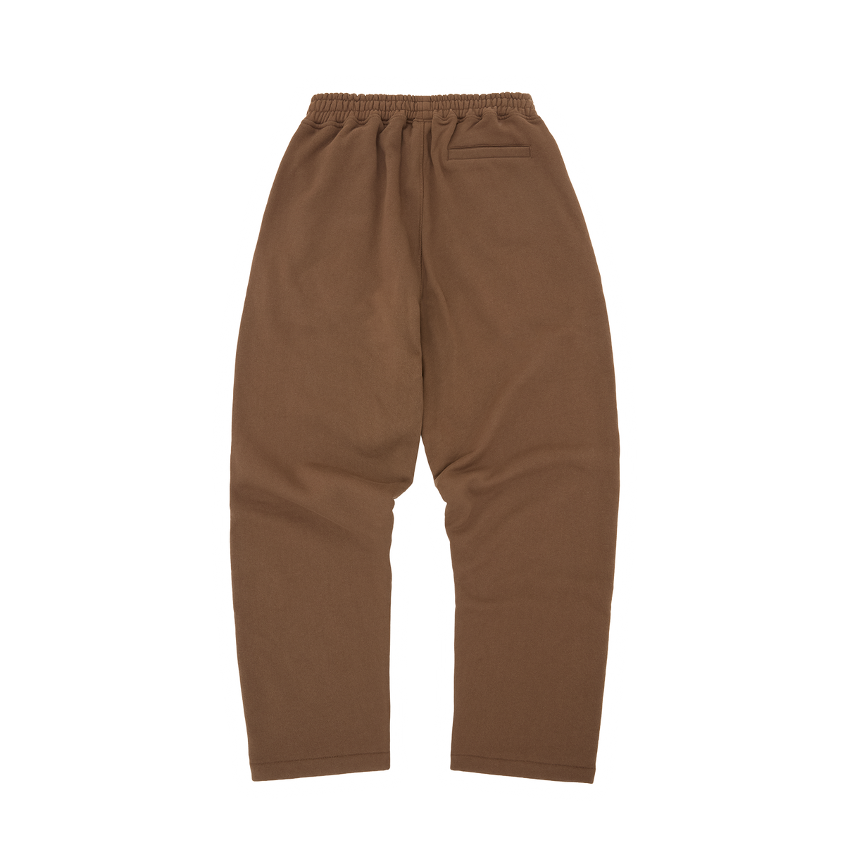 ISLAND PUFF PRINT OPEN HEM SWEATPANT [BROWN]
