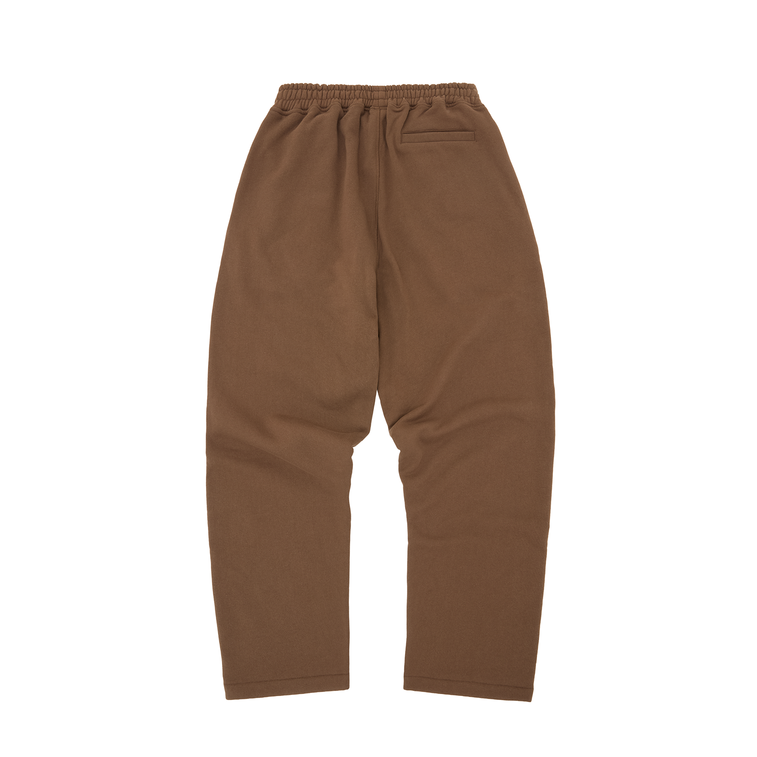 ISLAND PUFF PRINT OPEN HEM SWEATPANT [BROWN]