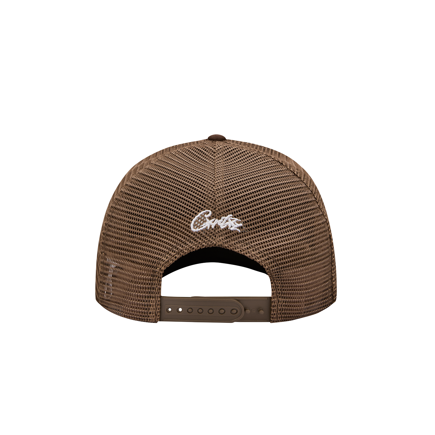 ISLAND PUFF PRINT TRUCKER HAT [BROWN]