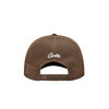 ISLAND PUFF PRINT TRUCKER HAT [BROWN]
