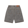ISLAND BAGGY DENIM SHORT [LIGHT GREY]