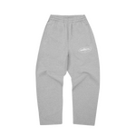 ISLAND PUFF PRINT OPEN HEM PANT [HEATHER GREY]