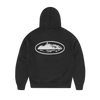 ISLAND PUFF PRINT ZIP HOODIE [BLACK]