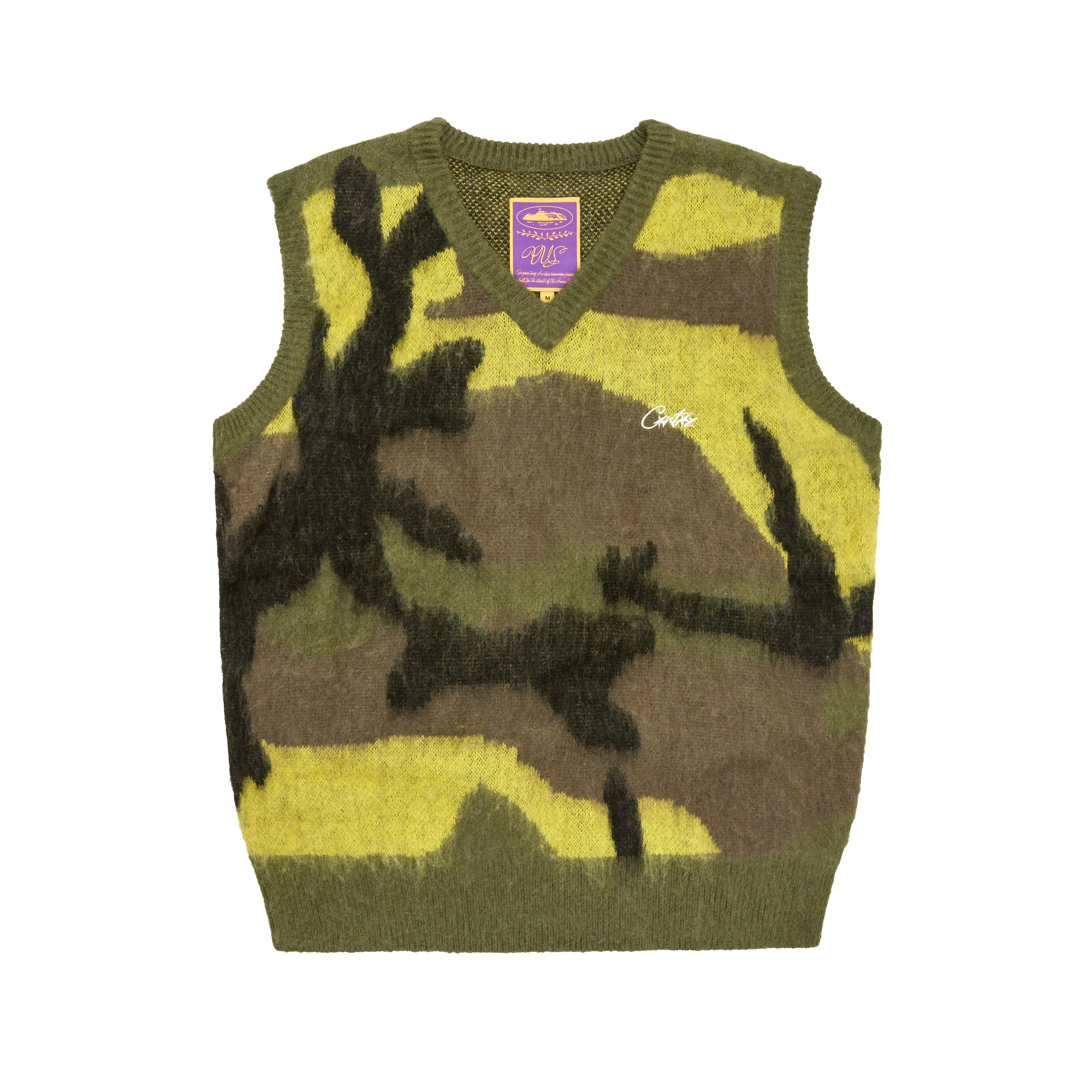 MOHAIR KNIT VEST [GUTTA CAMO]