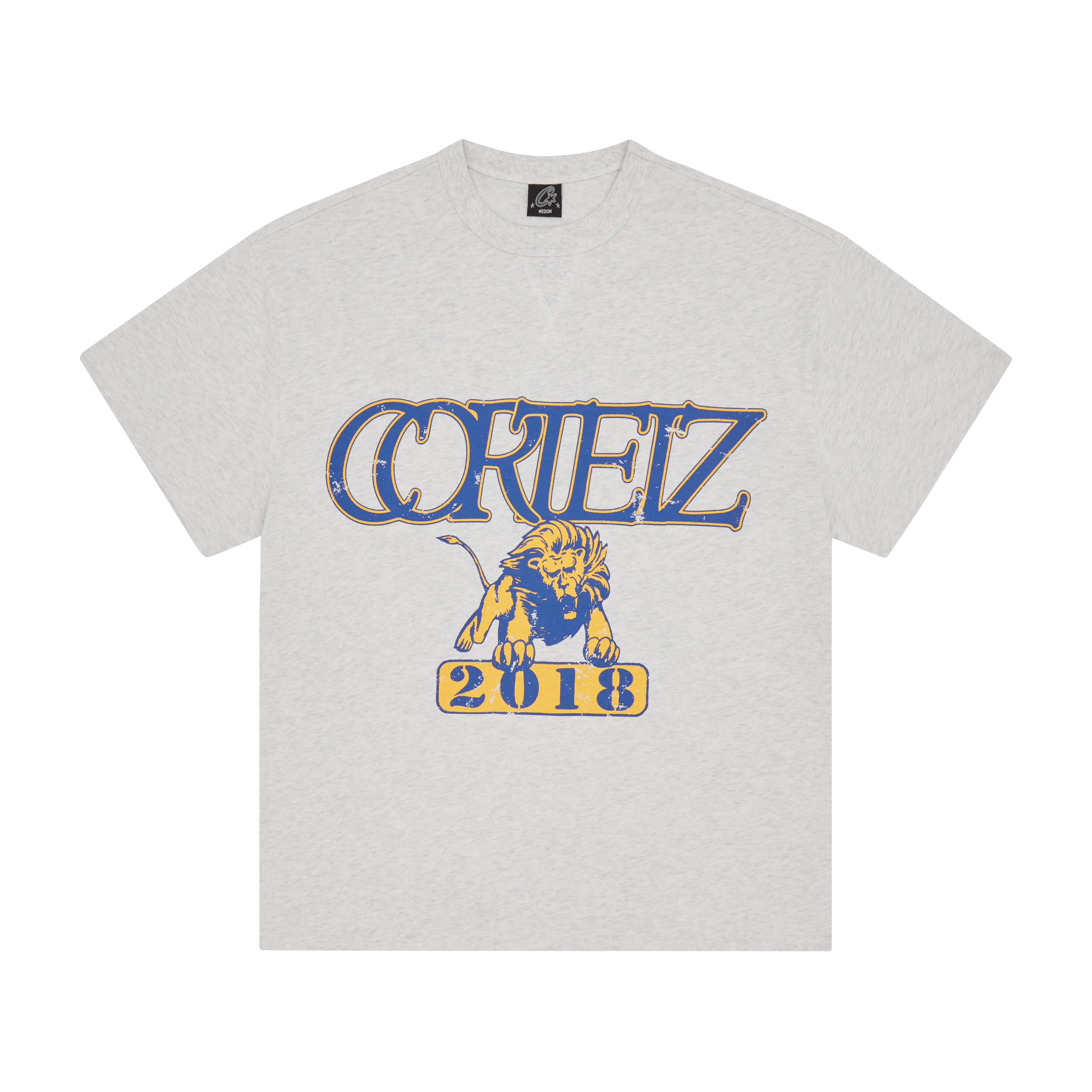 LION BOXY HEAVYWEIGHT TEE [LIGHT HEATHER]