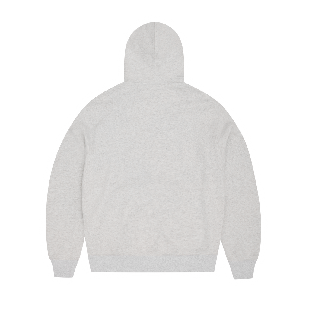 LION BOXY ZIP HOODIE [LIGHT HEATHER] – CRTZRTW