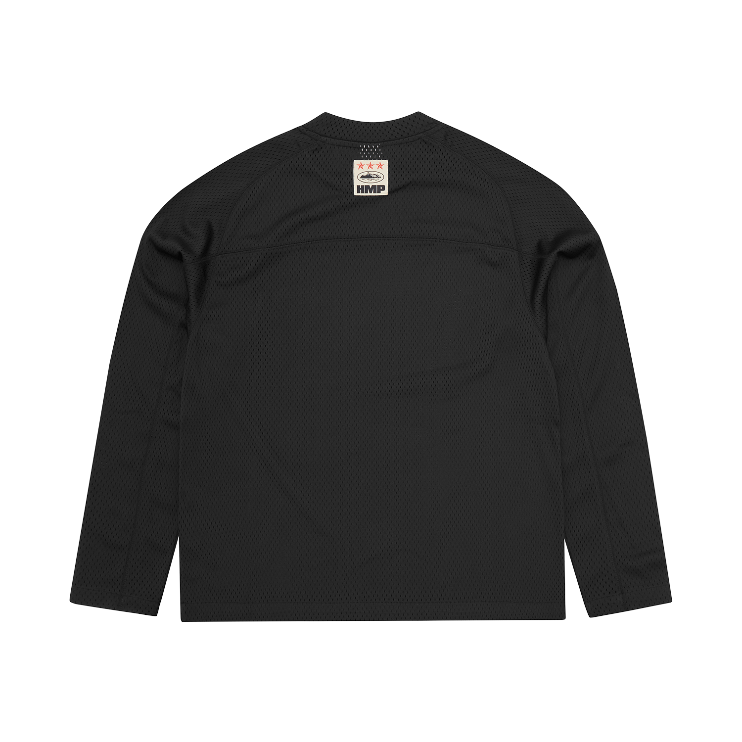 L/S HMP MESH PANEL JERSEY [BLACK]