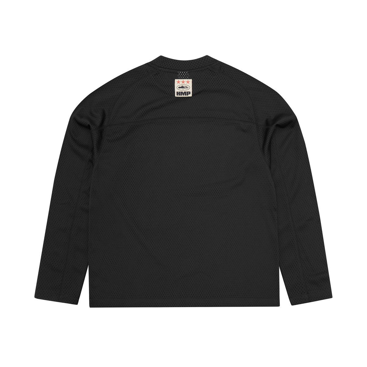 L/S HMP MESH PANEL JERSEY [BLACK]