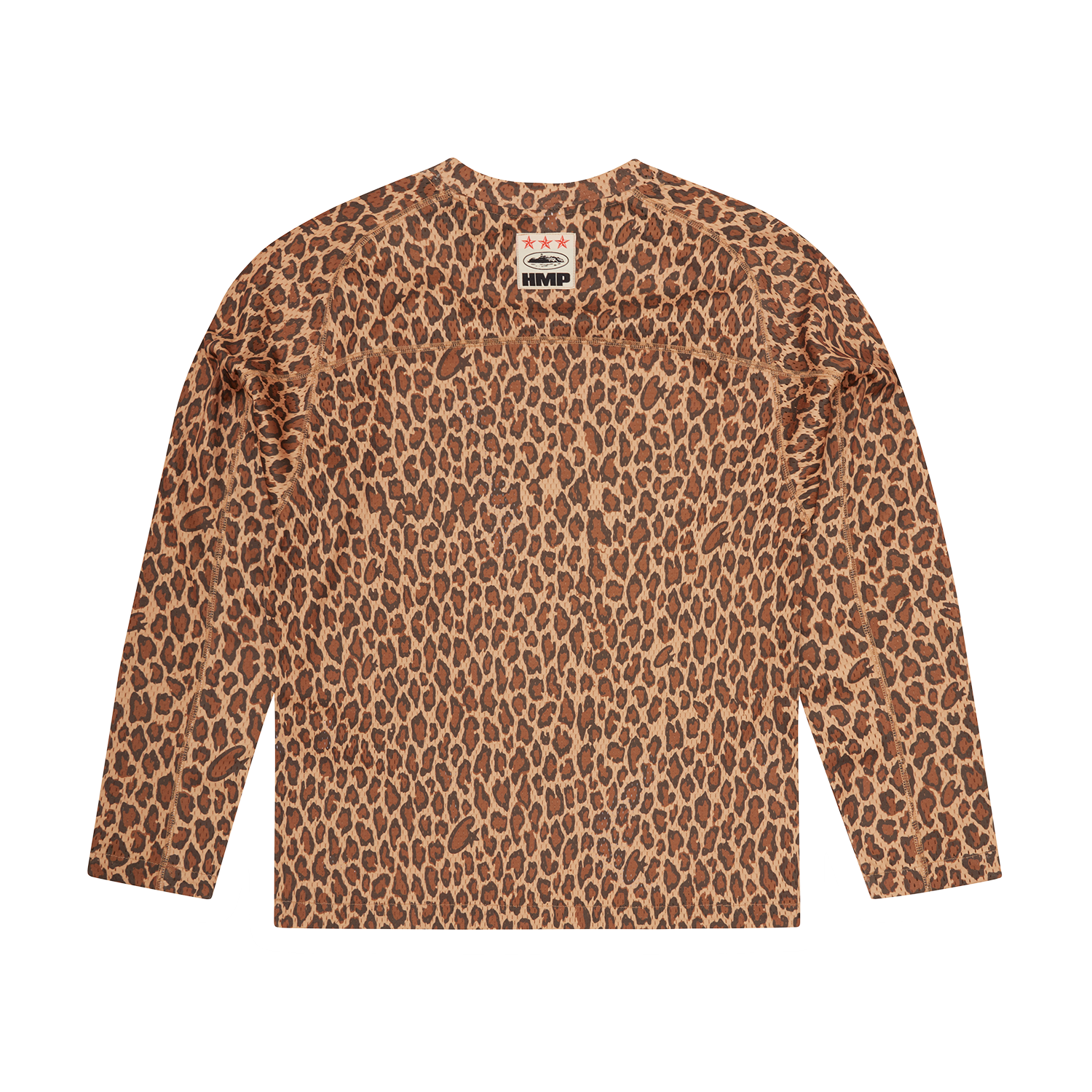 L/S HMP MESH PANEL JERSEY [LEOPARD]