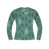 WOMENS TIGER MESH LONGSLEEVE [TURQUOISE]
