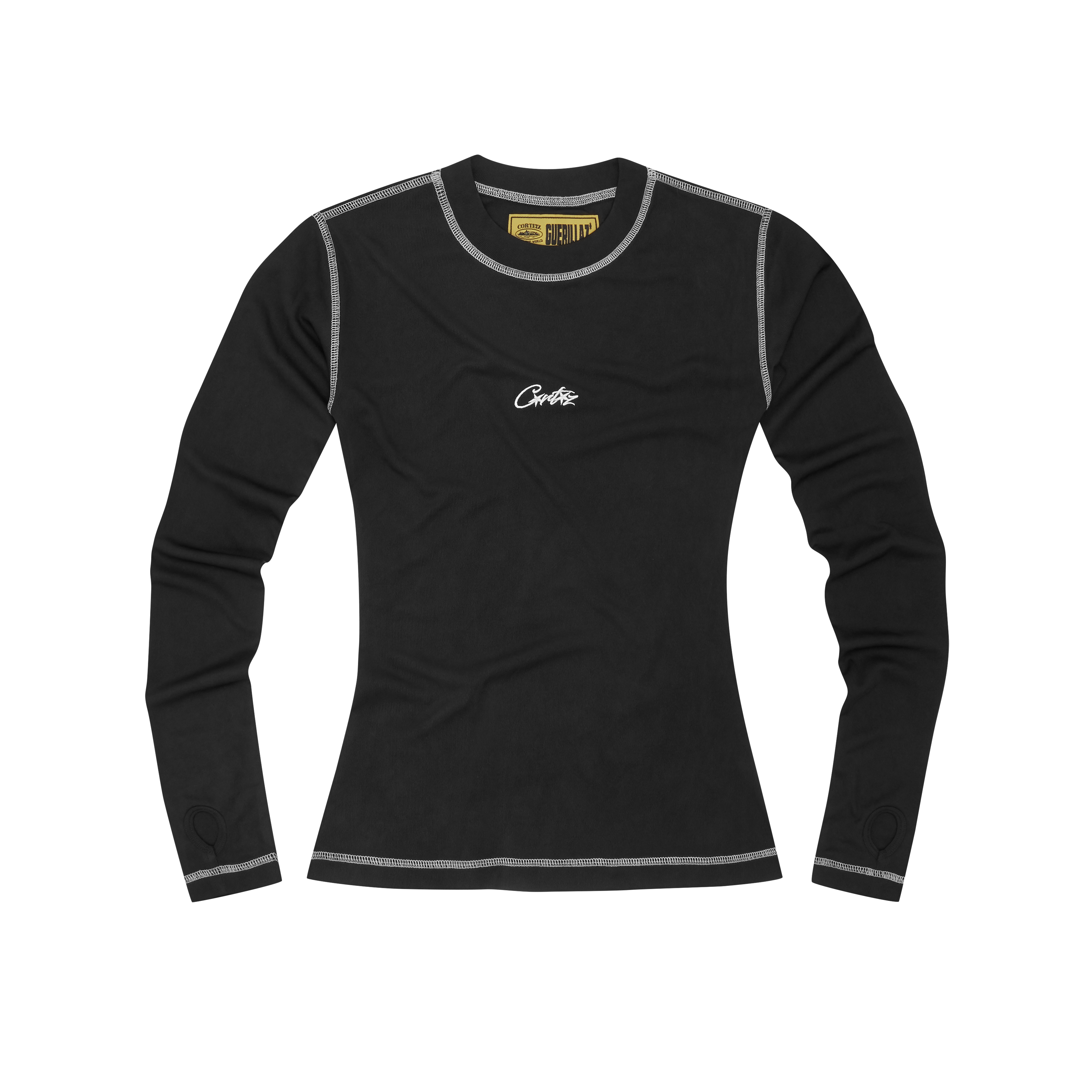WOMENS MESH LONGSLEEVE [BLACK & WHITE]