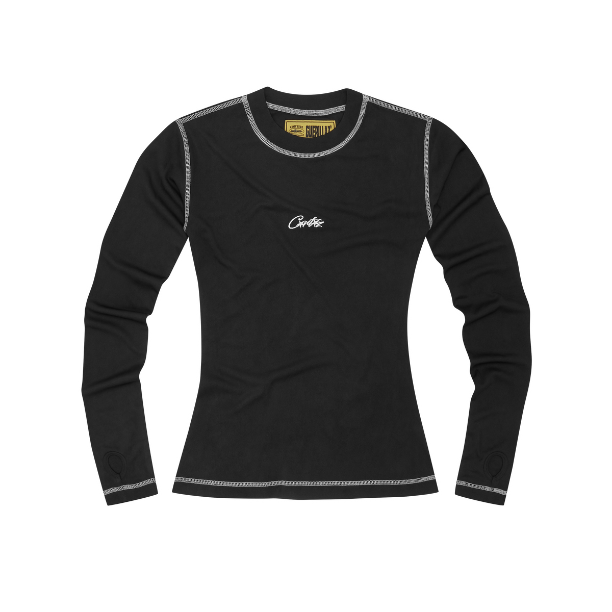 WOMENS MESH LONGSLEEVE [BLACK & WHITE]