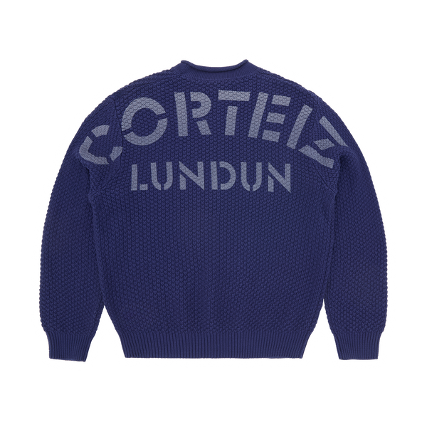 GUERILLAZ KNIT SWEATER [NAVY]