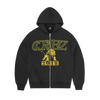 LION VARSITY ZIP HOODIE [BLACK]