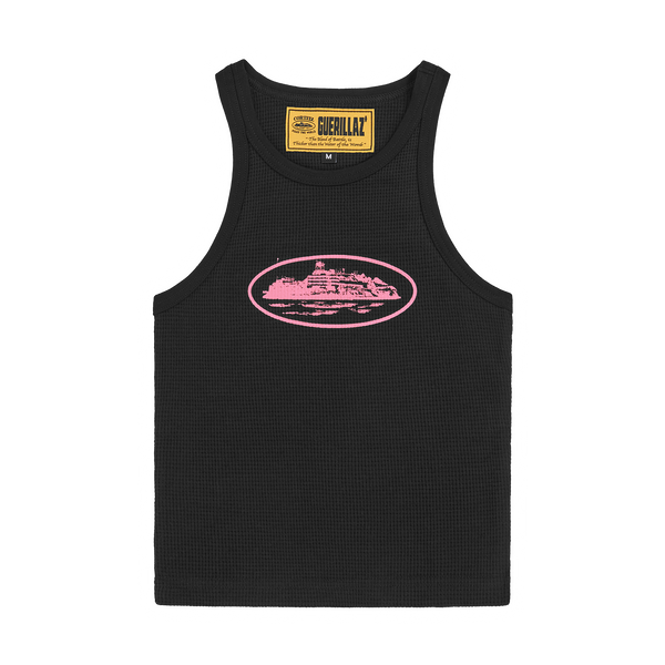 WOMENS ALCATRAZ TANK TOP [BLACK AND PINK] CRTZRTW