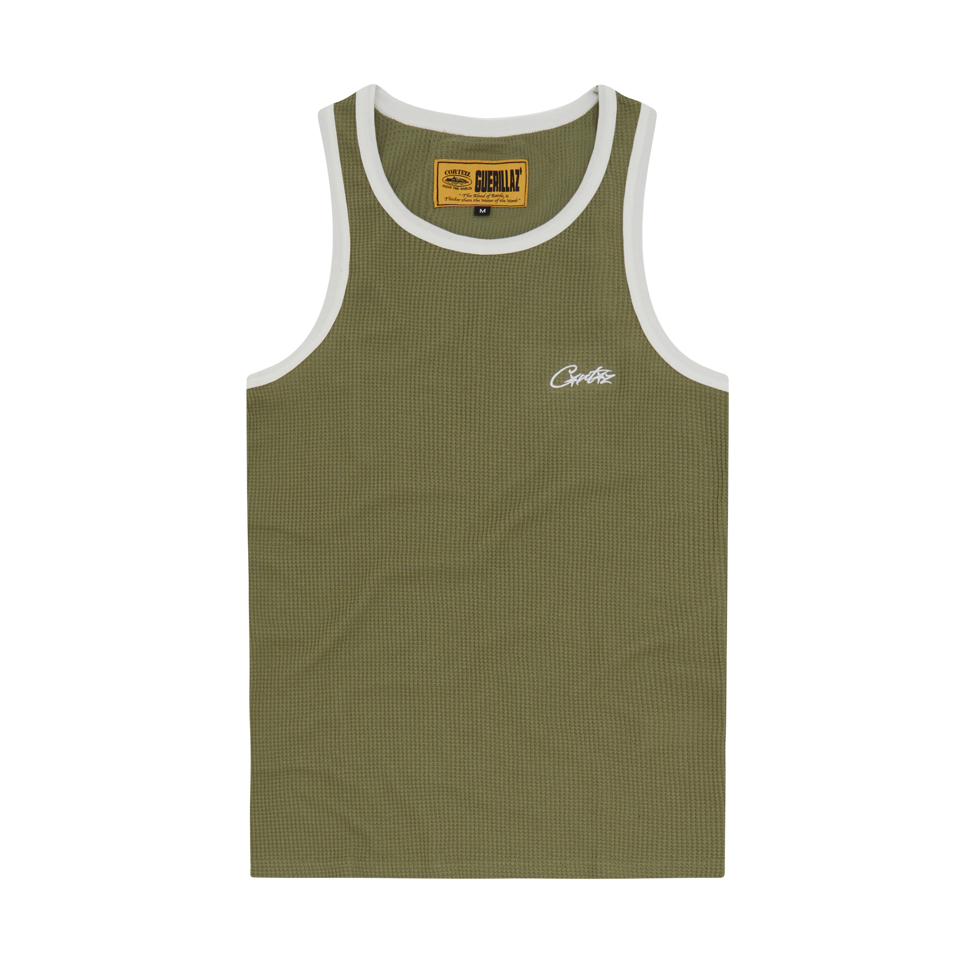 MENS CONTRAST ALLSTARZ TANK TOP [KHAKI]