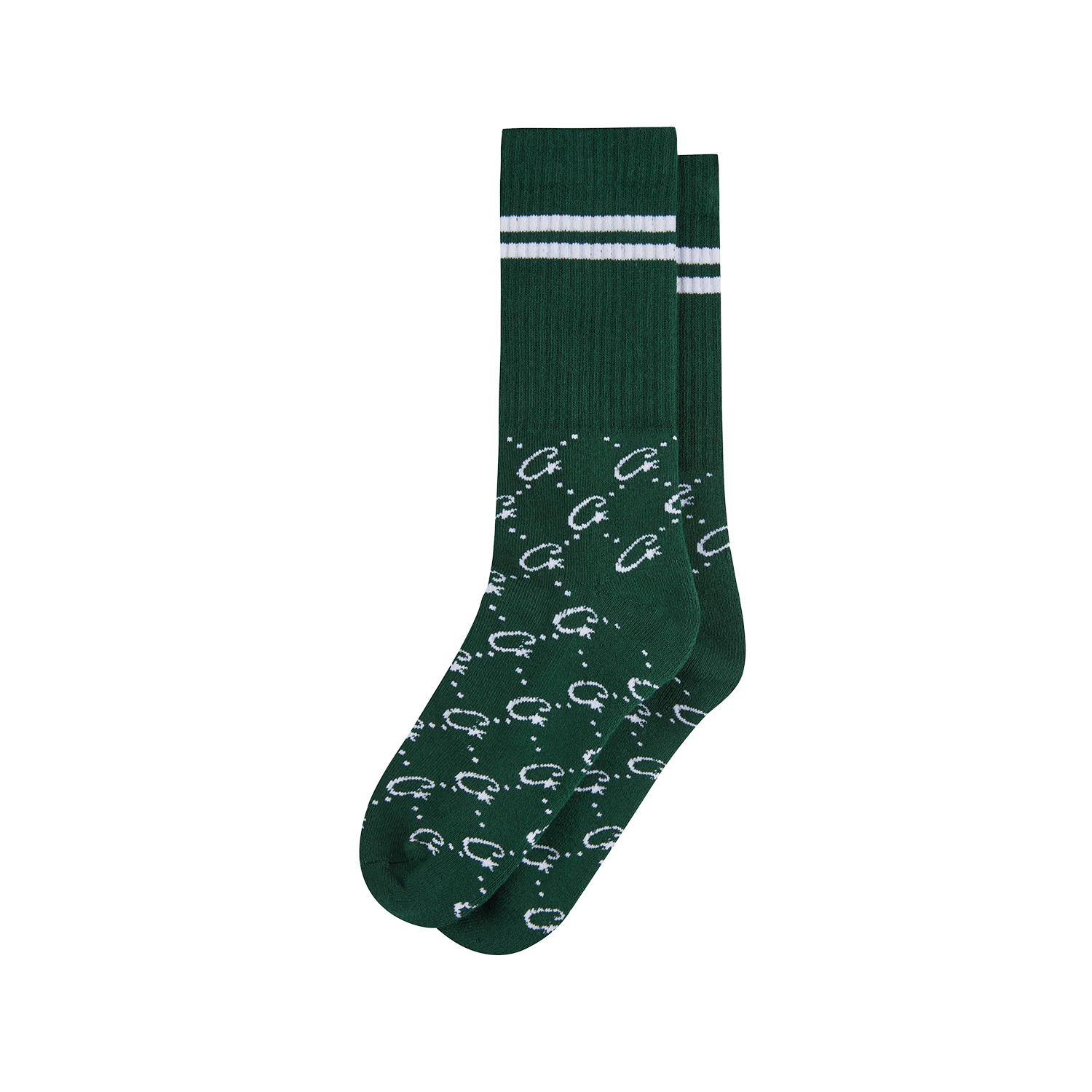 MONOGRAM SOCKS [GREEN]