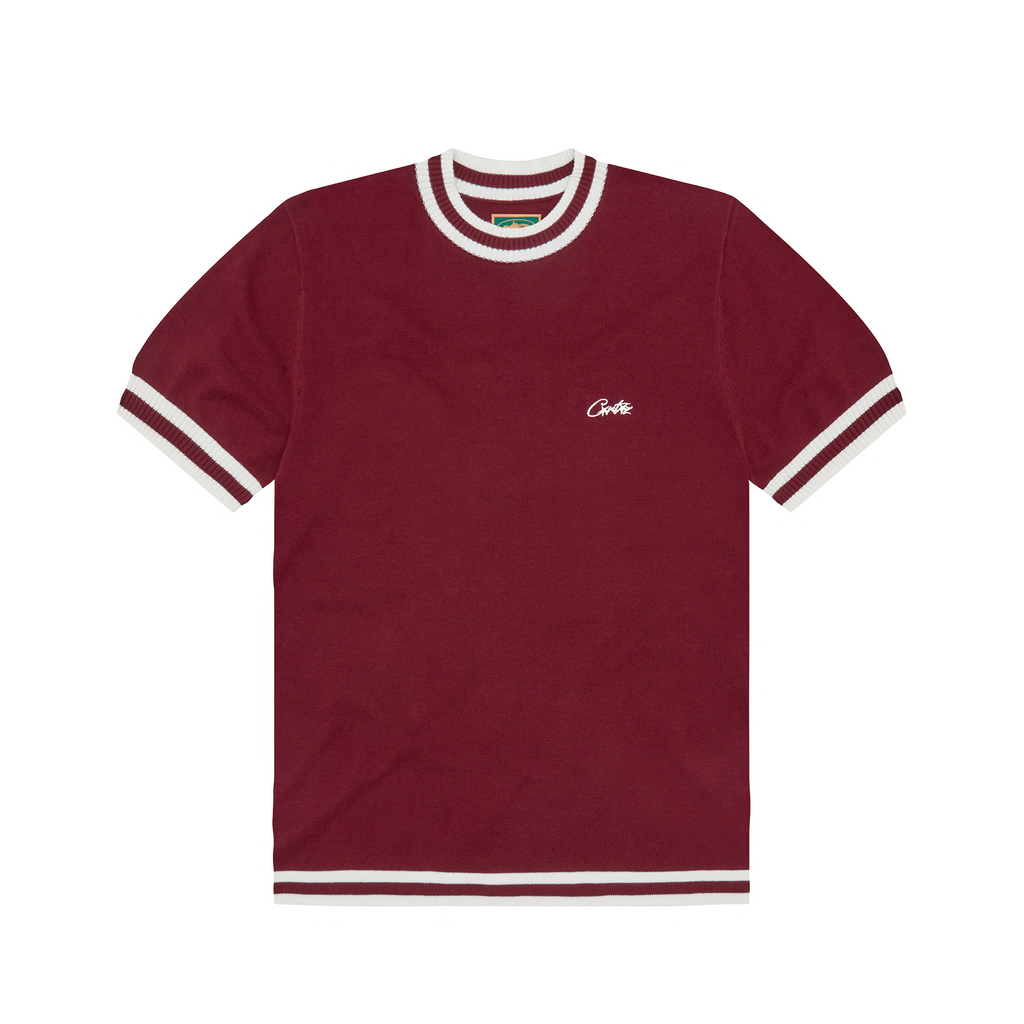 DEALA KNIT TEE [BURGUNDY]