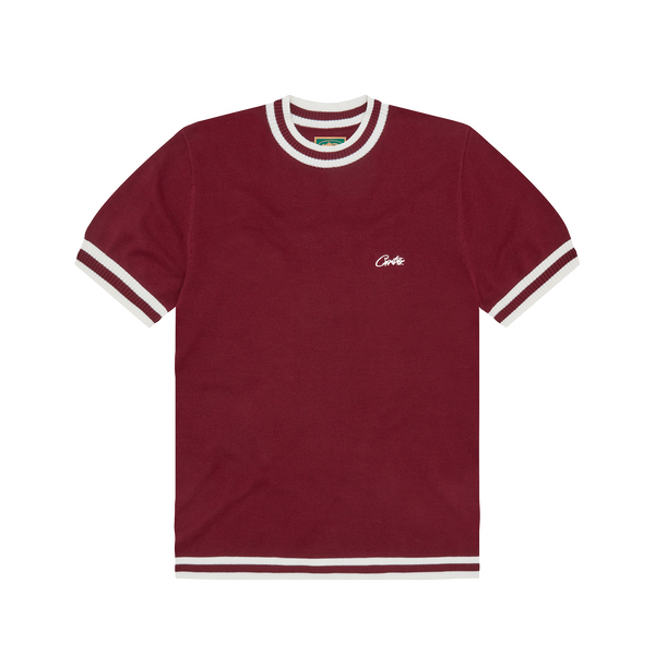 DEALA KNIT TEE [BURGUNDY]