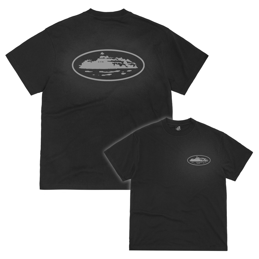 OG ISLAND TEE [REFLECTIVE BLACK]