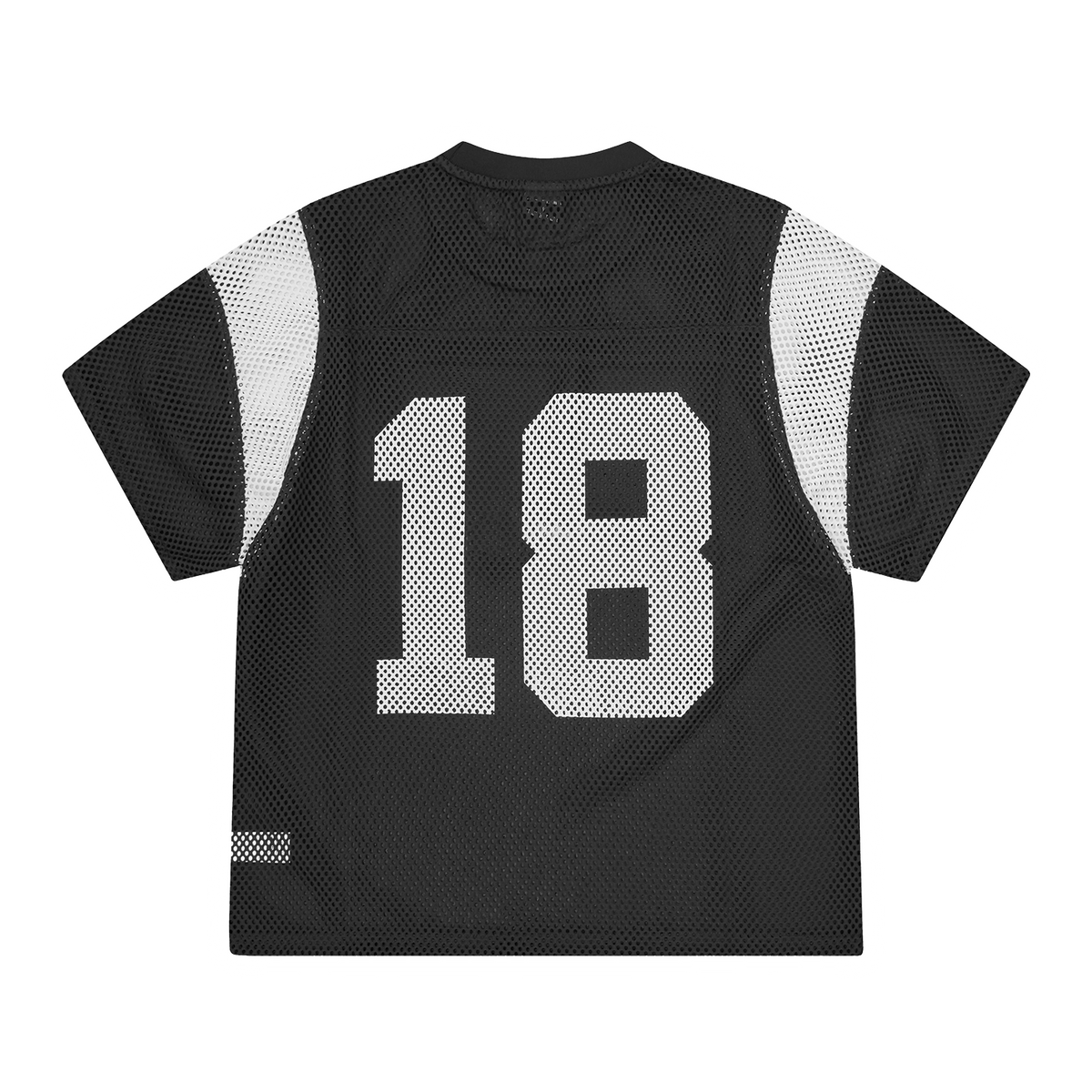 OPEN MESH PANEL JERSEY [BLACK/WHITE]