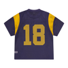 OPEN MESH PANEL JERSEY [NAVY/YELLOW]