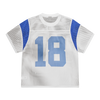 OPEN MESH PANEL JERSEY [WHITE/BLUE]