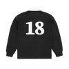 PANELLED RUGBY [BLACK]