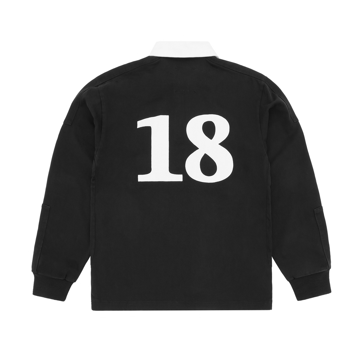 PANELLED RUGBY [BLACK]