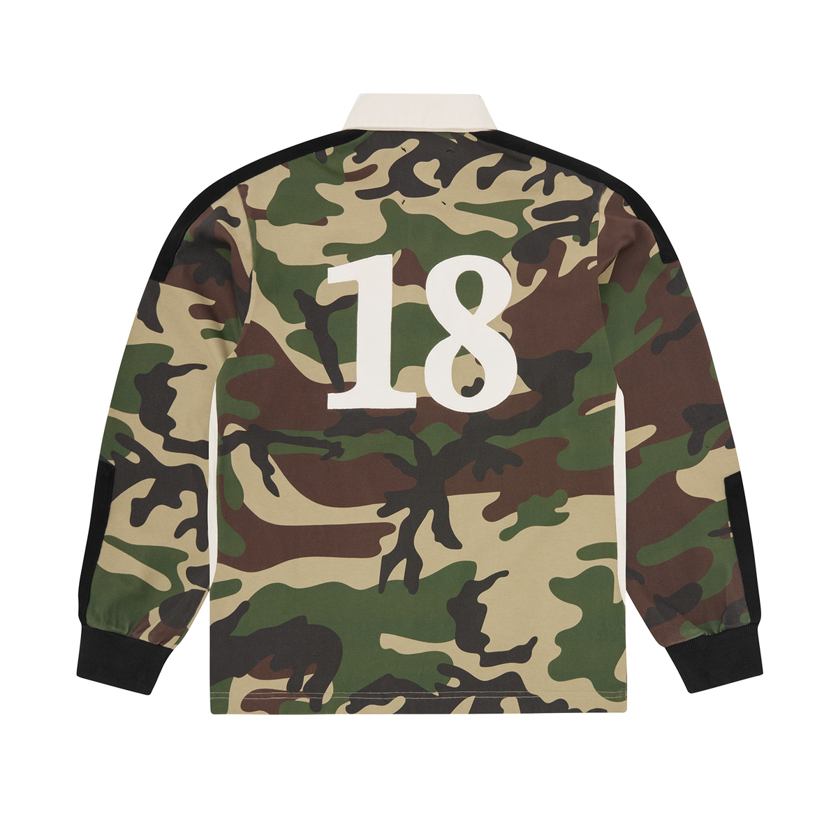 PANELLED RUGBY [WOODLAND CAMO]