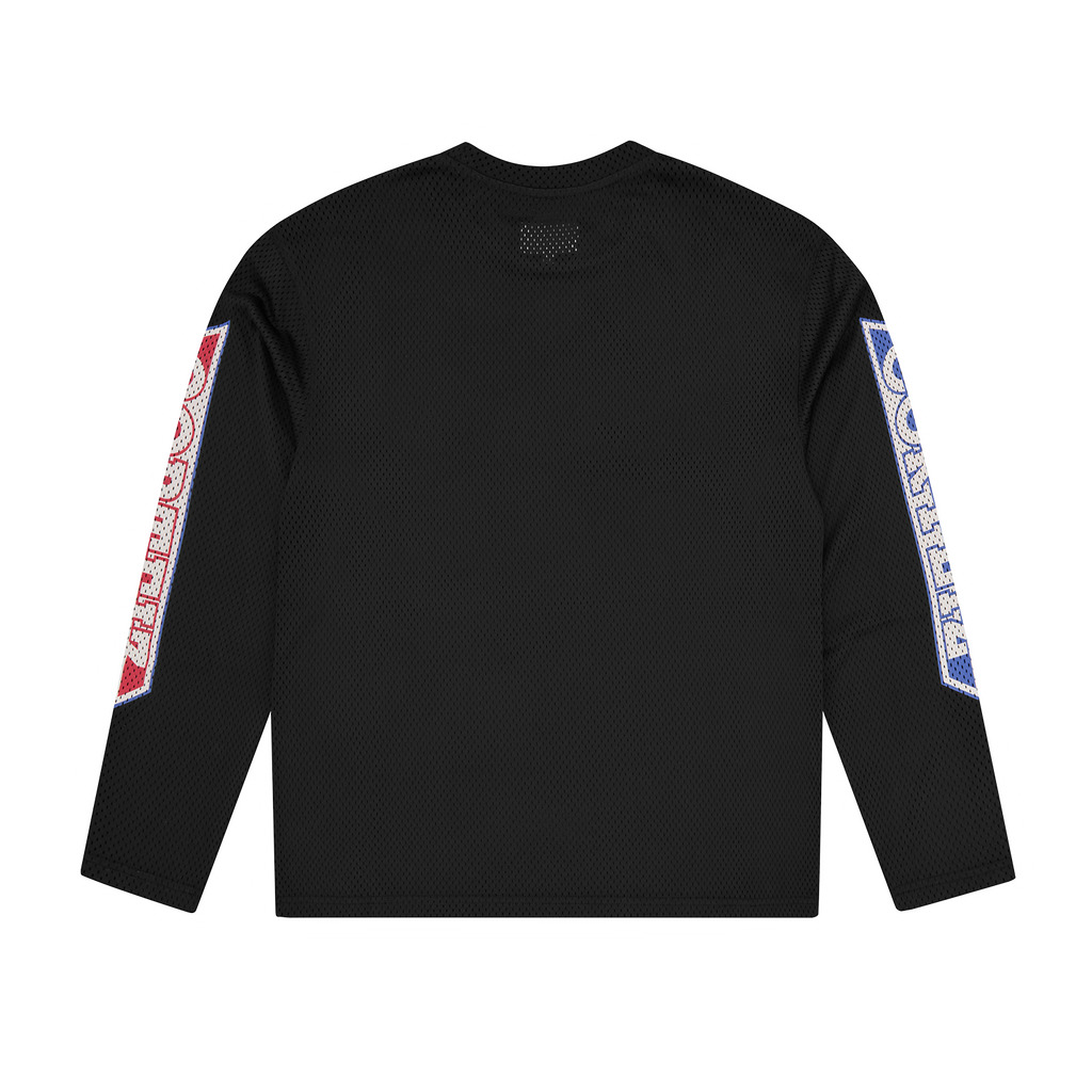 RACE MESH LS JERSEY [BLACK]