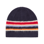 MULTI STRIPE KNIT BEANIE [NAVY]