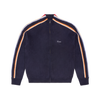 MULTI STRIPE KNIT ZIP UP [NAVY]