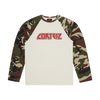 ROCK RAGLAN LS [WOODLAND CAMO]