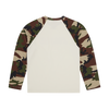 ROCK RAGLAN LS [WOODLAND CAMO]