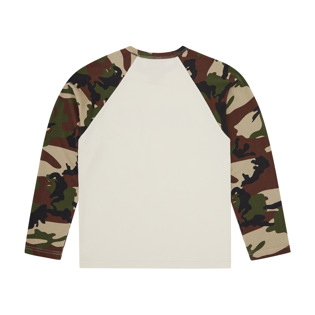 ROCK RAGLAN LS [WOODLAND CAMO]