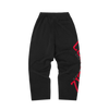 LUNDUN STITCH OPEN HEM SWEATPANT [BLACK]