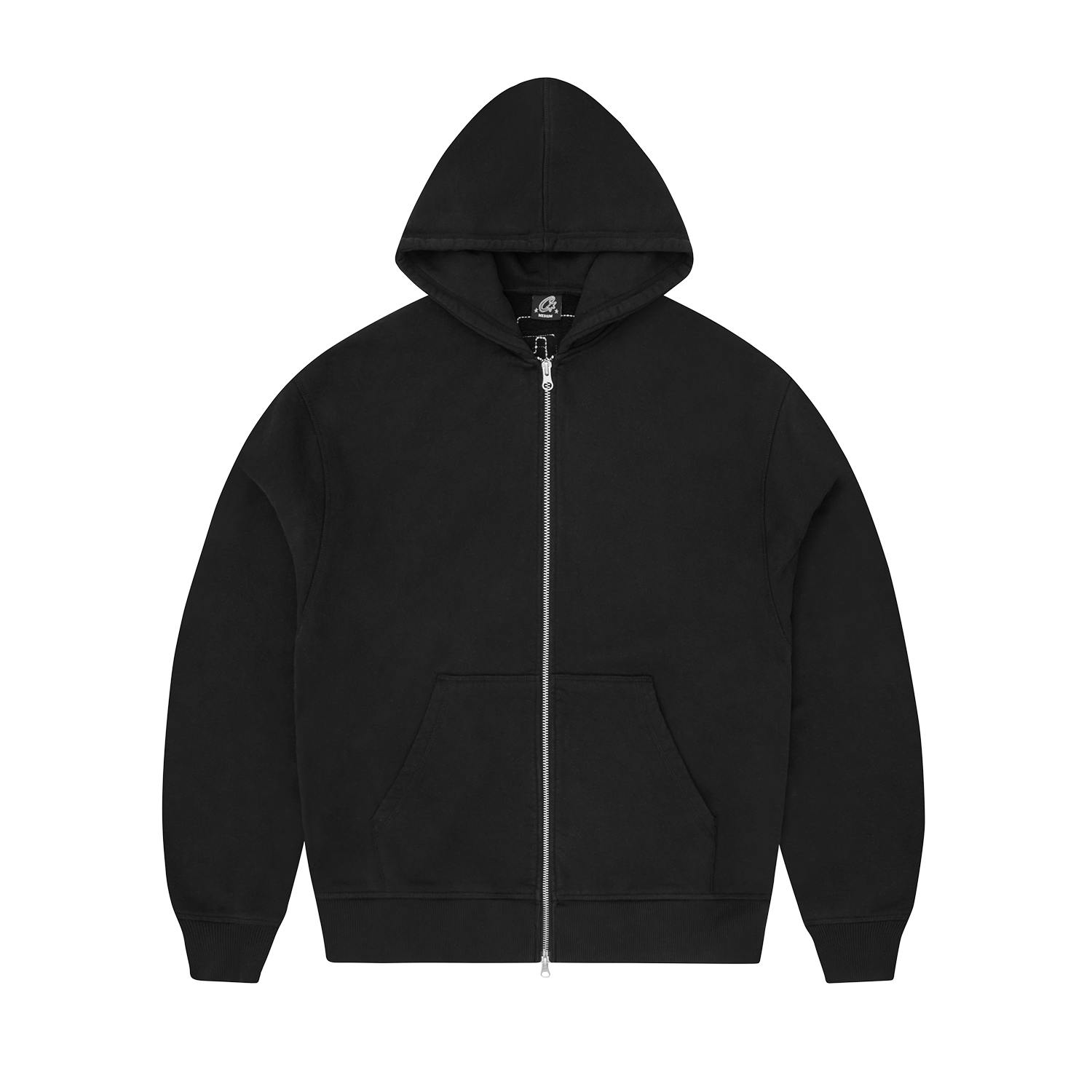 LUNDUN STITCH ZIP HOODIE [BLACK]