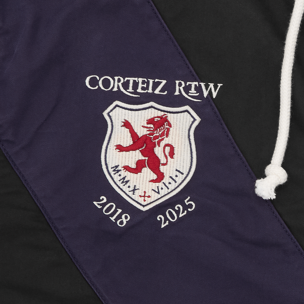 SHIELD CREST TWILL JACKET [BLACK]