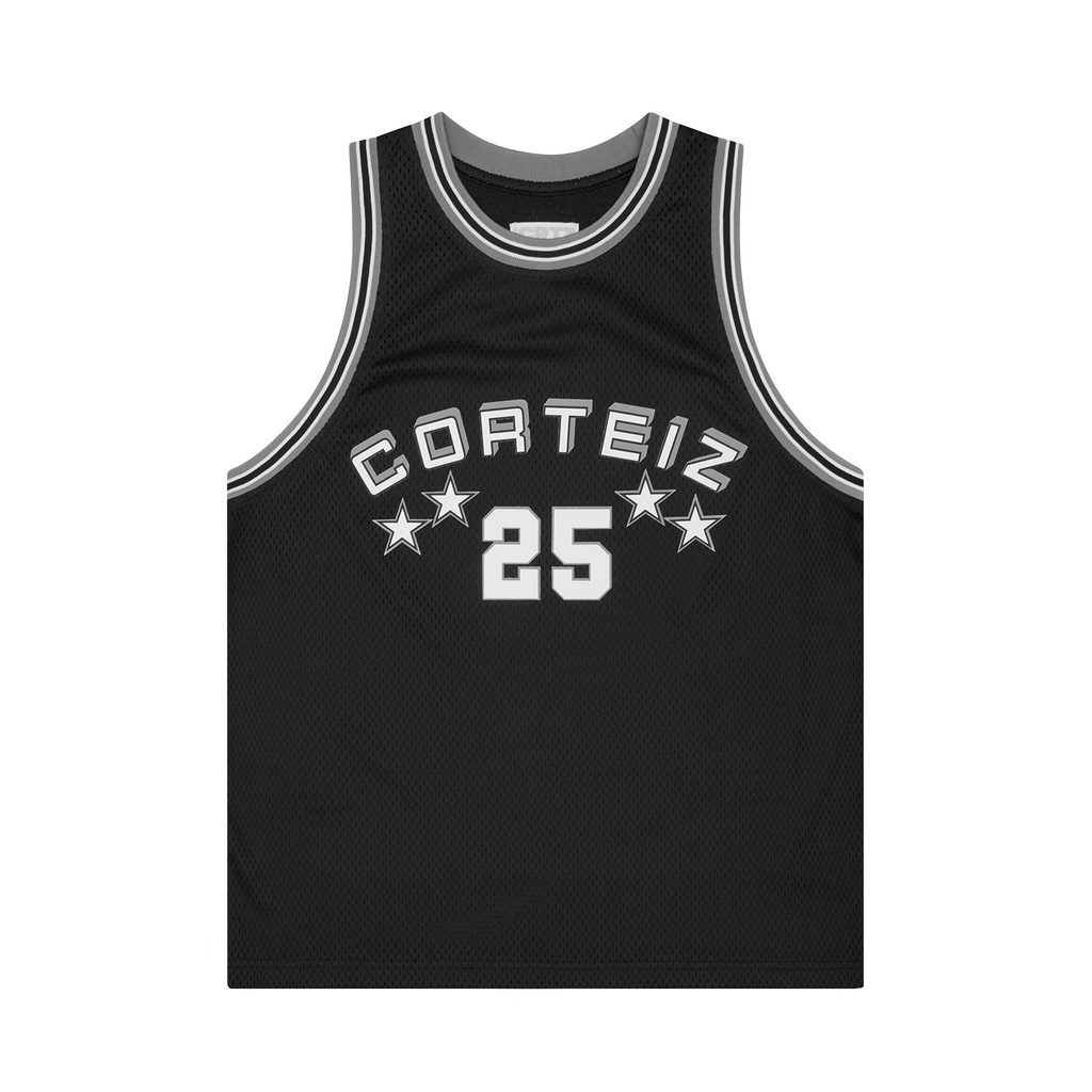 STARS BBALL JERSEY [BLACK]