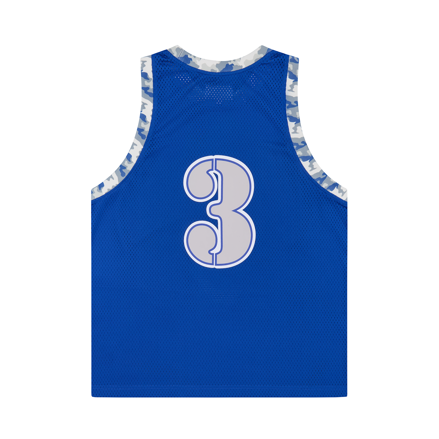 STENCIL CAMO BBALL JERSEY [ROYAL BLUE]